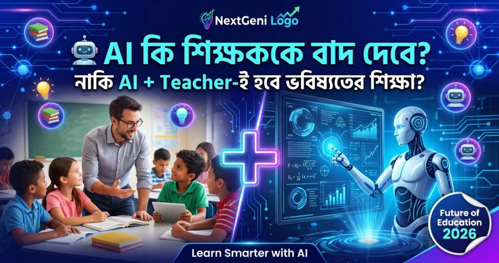 AI শিক্ষা: ভবিষ্যতে কি শিক্ষককে প্রতিস্থাপন করবে? | NextGeni